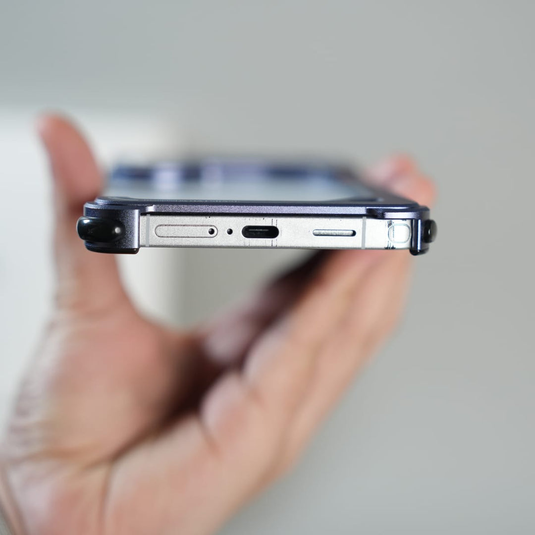 FRATO Samsung S26 Ultra Galaxy S26 Ultra Aluminum Alloy Metal Bumper Frame with Foldable Stand