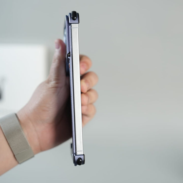 FRATO Samsung S26 Ultra Galaxy S26 Ultra Aluminum Alloy Metal Bumper Frame with Foldable Stand