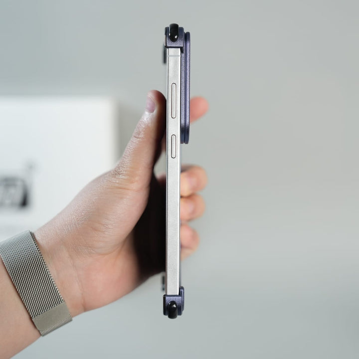 FRATO Samsung S26 Ultra Galaxy S26 Ultra Aluminum Alloy Metal Bumper Frame with Foldable Stand