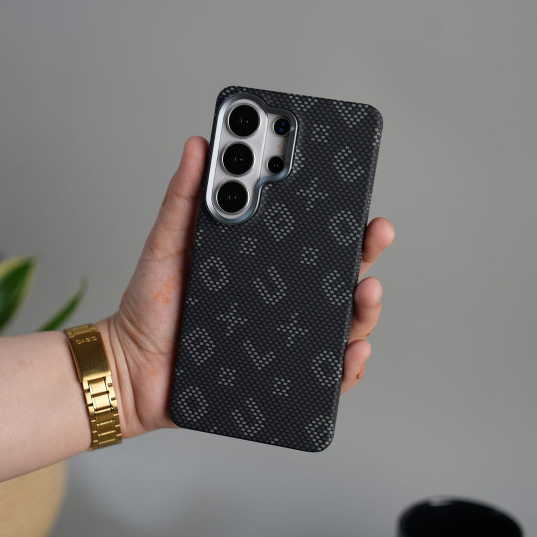 FRATO Samsung S26 Ultra Galaxy S26 Ultra Aramid Fiber Design Slim Case Cover  | MagSafe Supported | BLACK