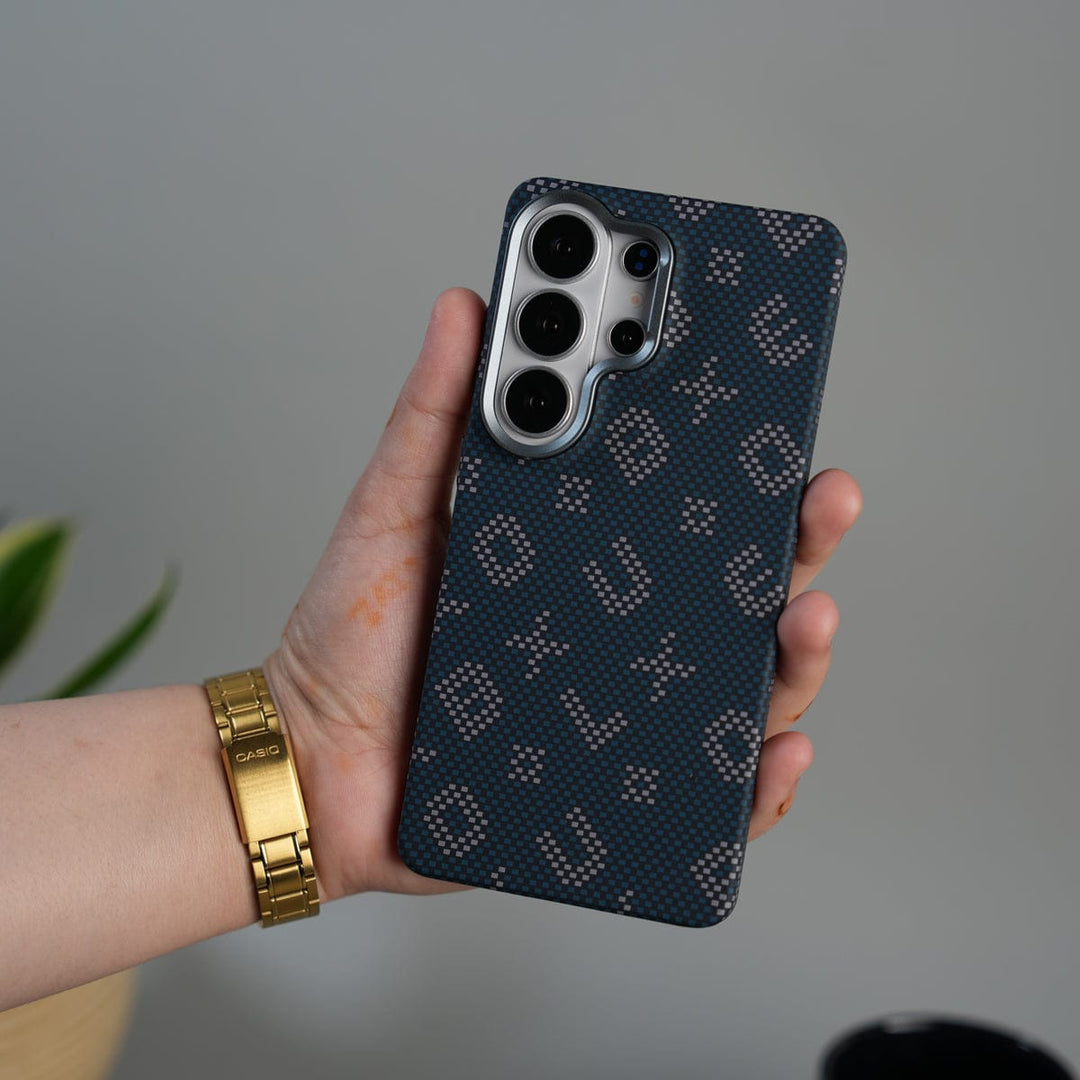 FRATO Samsung S26 Ultra Galaxy S26 Ultra Aramid Fiber Design Slim Case Cover  | MagSafe Supported | BLUE