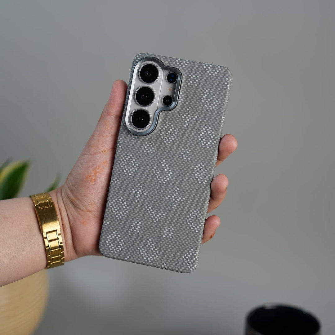 FRATO Samsung S26 Ultra Galaxy S26 Ultra Aramid Fiber Design Slim Case Cover  | MagSafe Supported | GRAY