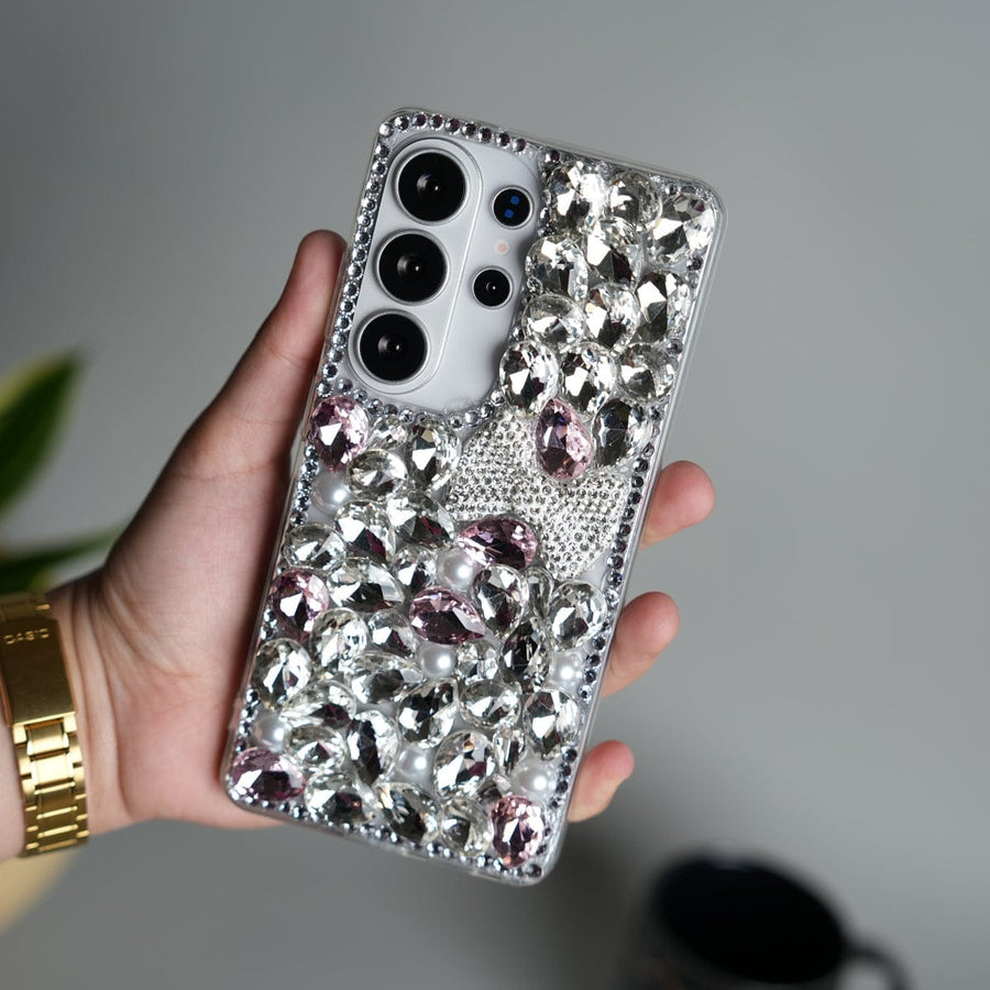 FRATO Samsung S26 Ultra Galaxy S26 Ultra BOW Rhinestone Diamond Design Girly Cover