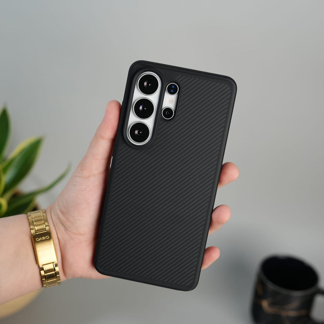 FRATO Samsung S26 Ultra Galaxy S26 Ultra Carbon Fiber Elite MagSafe Case | Rugged Sophistication Cover