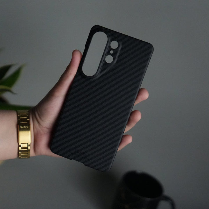 FRATO Samsung S26 Ultra Galaxy S26 Ultra Carbon Fiber Slim Case | Ultra-Thin Magnetic Charging Ring Cover