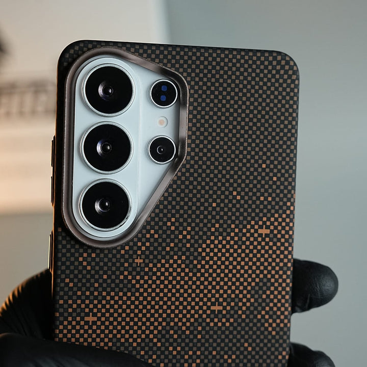FRATO Samsung S26 Ultra Galaxy S26 Ultra Carbon Fiber Texture Aramid Design Hard PC MagSafe Case