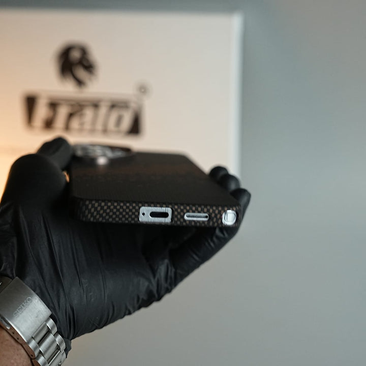 FRATO Samsung S26 Ultra Galaxy S26 Ultra Carbon Fiber Texture Aramid Design Hard PC MagSafe Case
