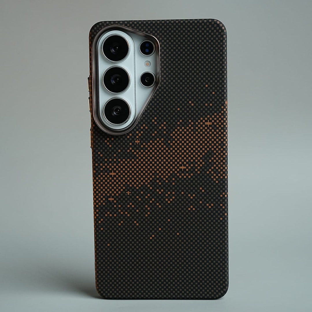 FRATO Samsung S26 Ultra Galaxy S26 Ultra Carbon Fiber Texture Aramid Design Hard PC MagSafe Case