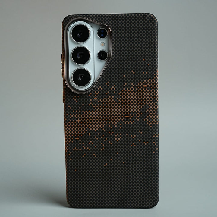 FRATO Samsung S26 Ultra Galaxy S26 Ultra Carbon Fiber Texture Aramid Design Hard PC MagSafe Case