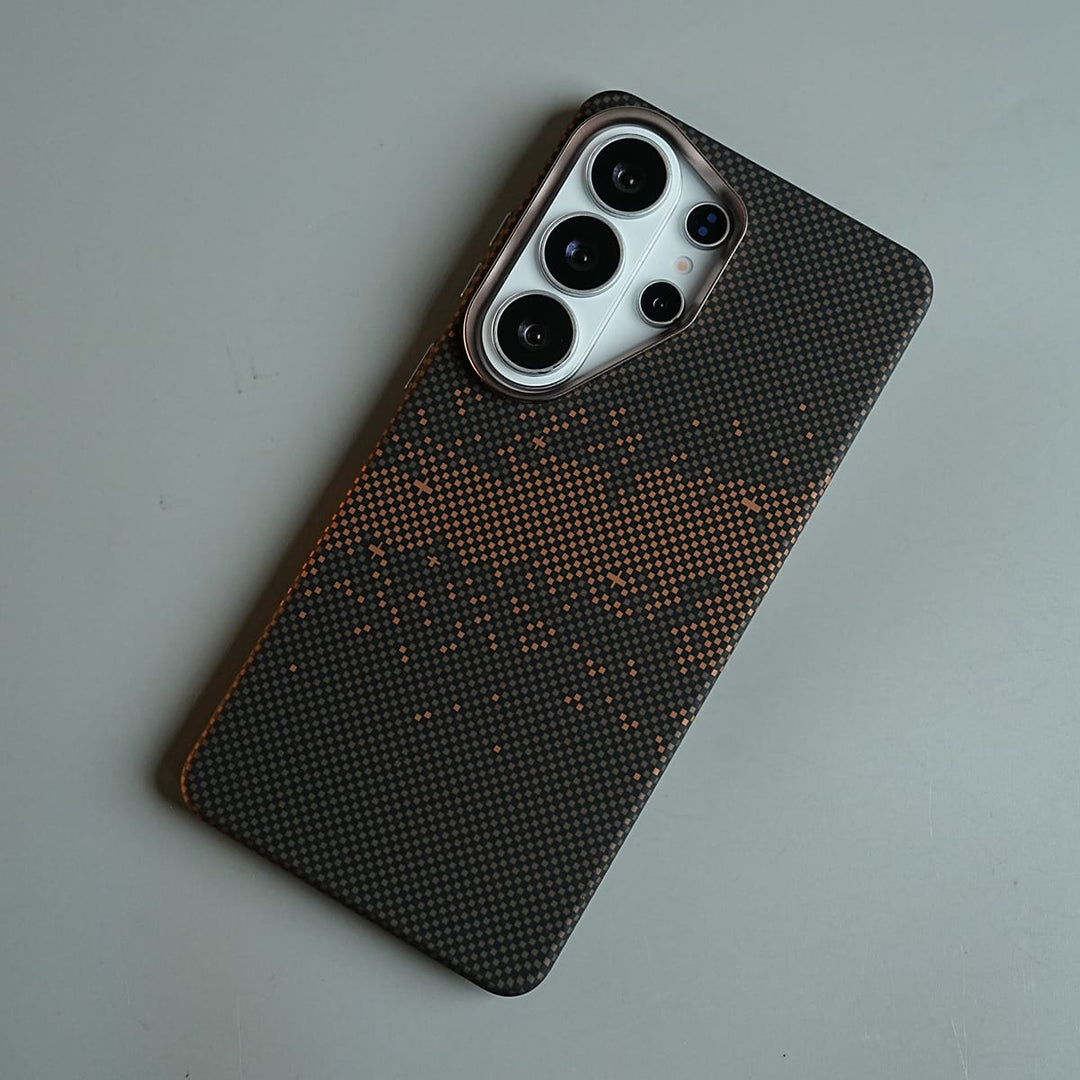 FRATO Samsung S26 Ultra Galaxy S26 Ultra Carbon Fiber Texture Aramid Design Hard PC MagSafe Case