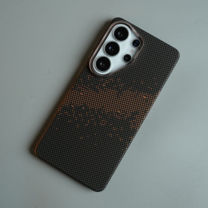 FRATO Samsung S26 Ultra Galaxy S26 Ultra Carbon Fiber Texture Aramid Design Hard PC MagSafe Case