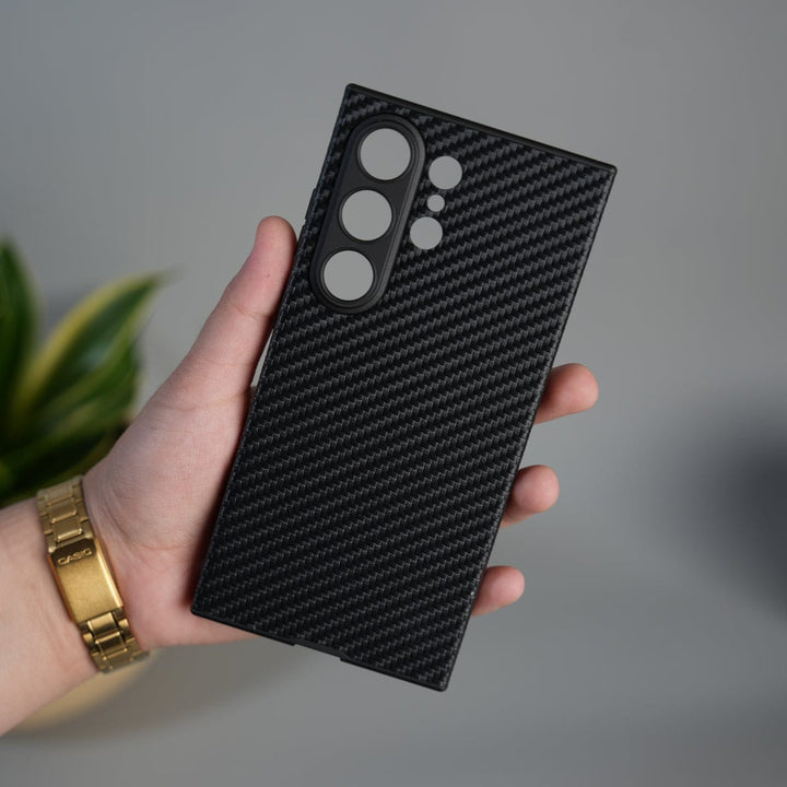 FRATO Samsung S26 Ultra Galaxy S26 Ultra Carbon Fiber Texture Case | Slim Shockproof Matte Back Cover with Camera Protection