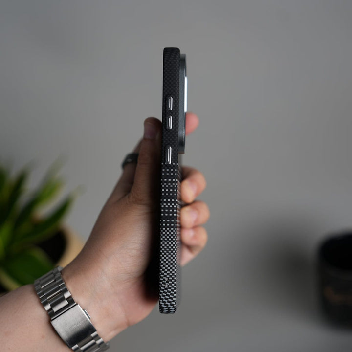 FRATO Samsung S26 Ultra Galaxy S26 Ultra Carbon Fiber Texture Design Hard Pc MagSafe Case Cover BlackGrayLine Design