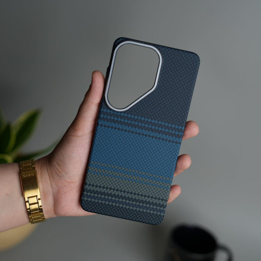 FRATO Samsung S26 Ultra Galaxy S26 Ultra Carbon Fiber Texture Design Hard Pc MagSafe Case Cover BlueLine