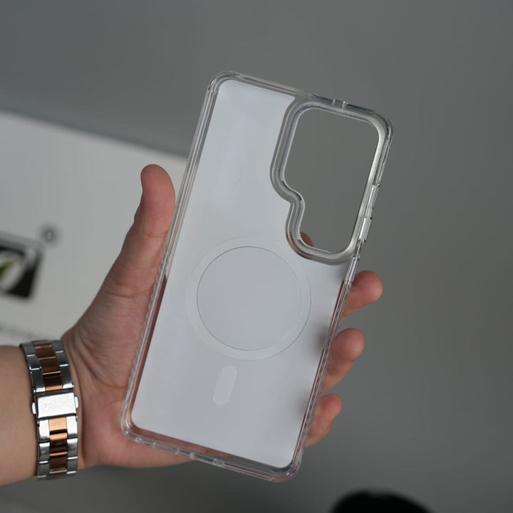 FRATO Samsung S26 Ultra Galaxy S26 Ultra Clean MagSafe Shockproof Metal Camera Bump Protective Case