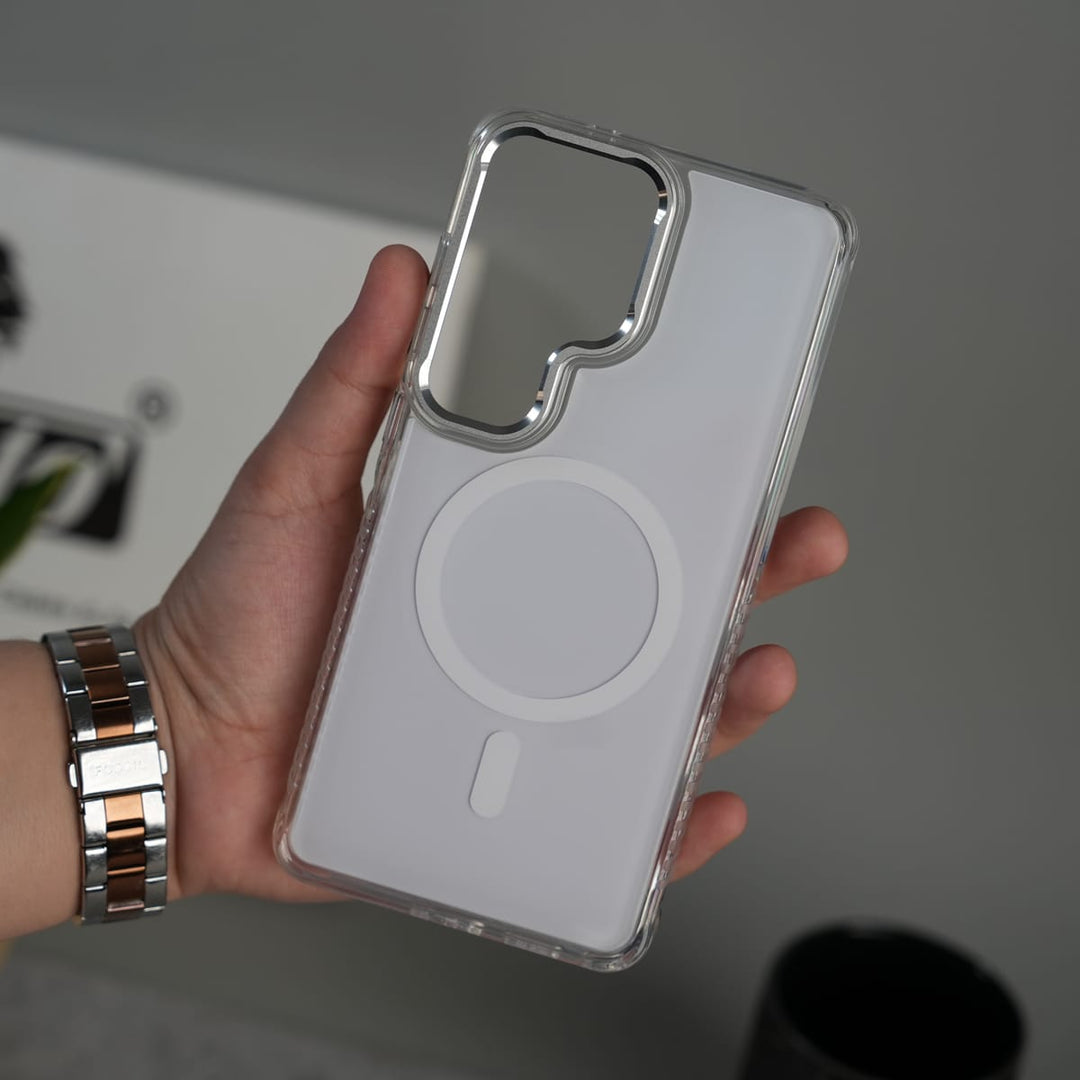 FRATO Samsung S26 Ultra Galaxy S26 Ultra Clean MagSafe Shockproof Metal Camera Bump Protective Case