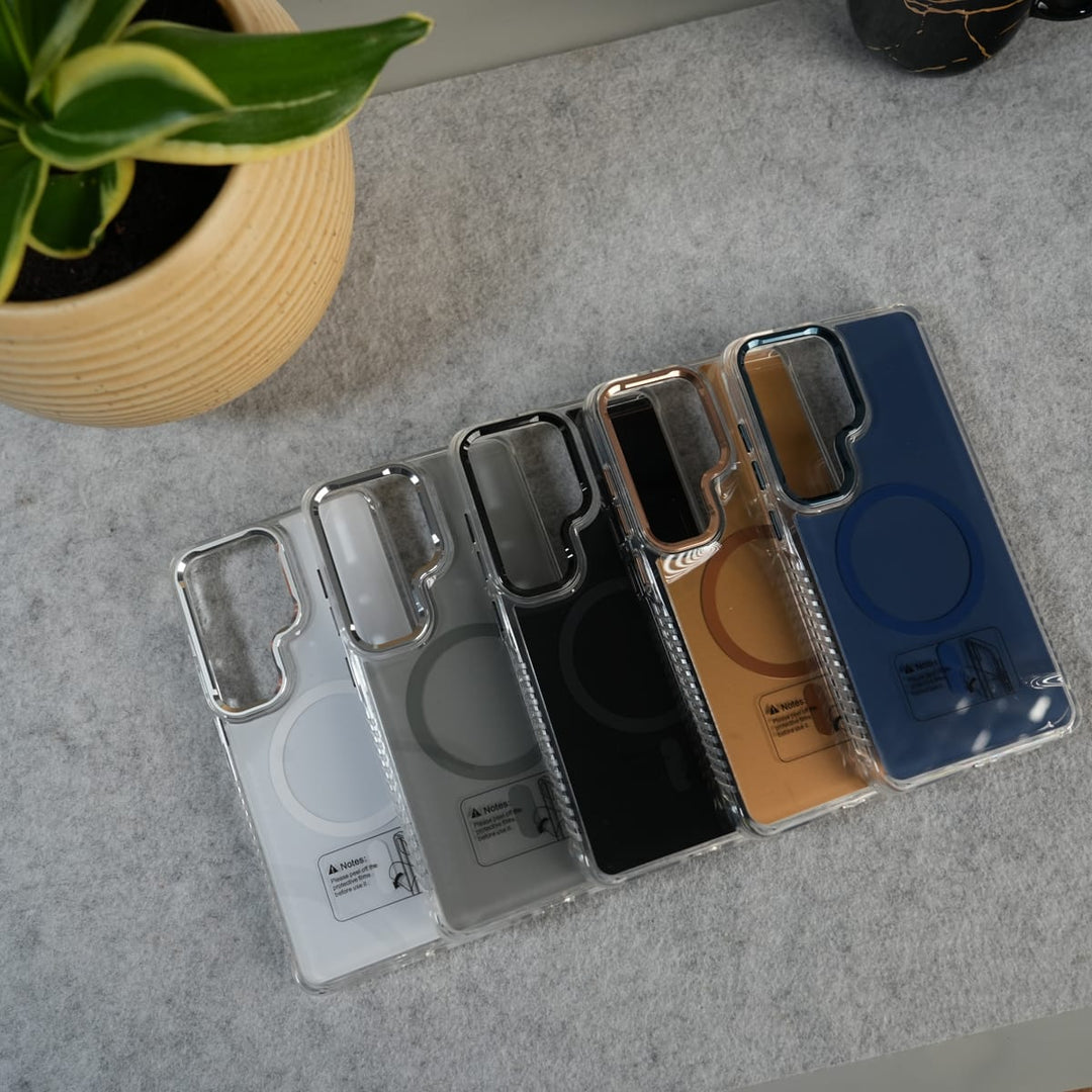 FRATO Samsung S26 Ultra Galaxy S26 Ultra Clean MagSafe Shockproof Metal Camera Bump Protective Case