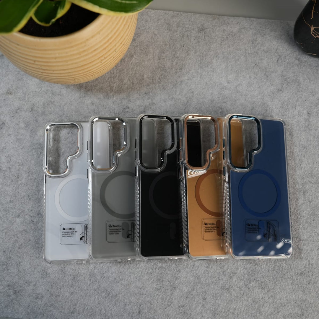 FRATO Samsung S26 Ultra Galaxy S26 Ultra Clean MagSafe Shockproof Metal Camera Bump Protective Case