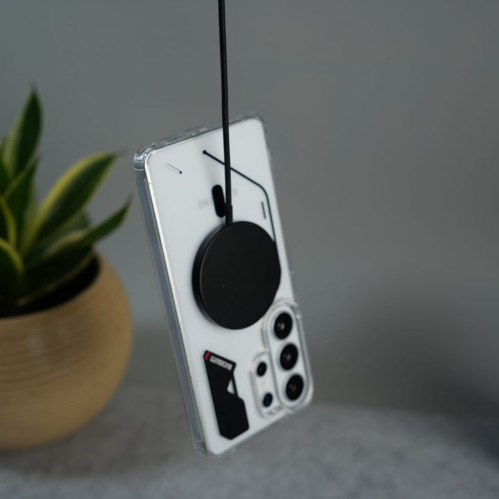 FRATO Samsung S26 Ultra Galaxy S26 Ultra Clear MagSafe Case | Transparent Cover with Metal Grille Design