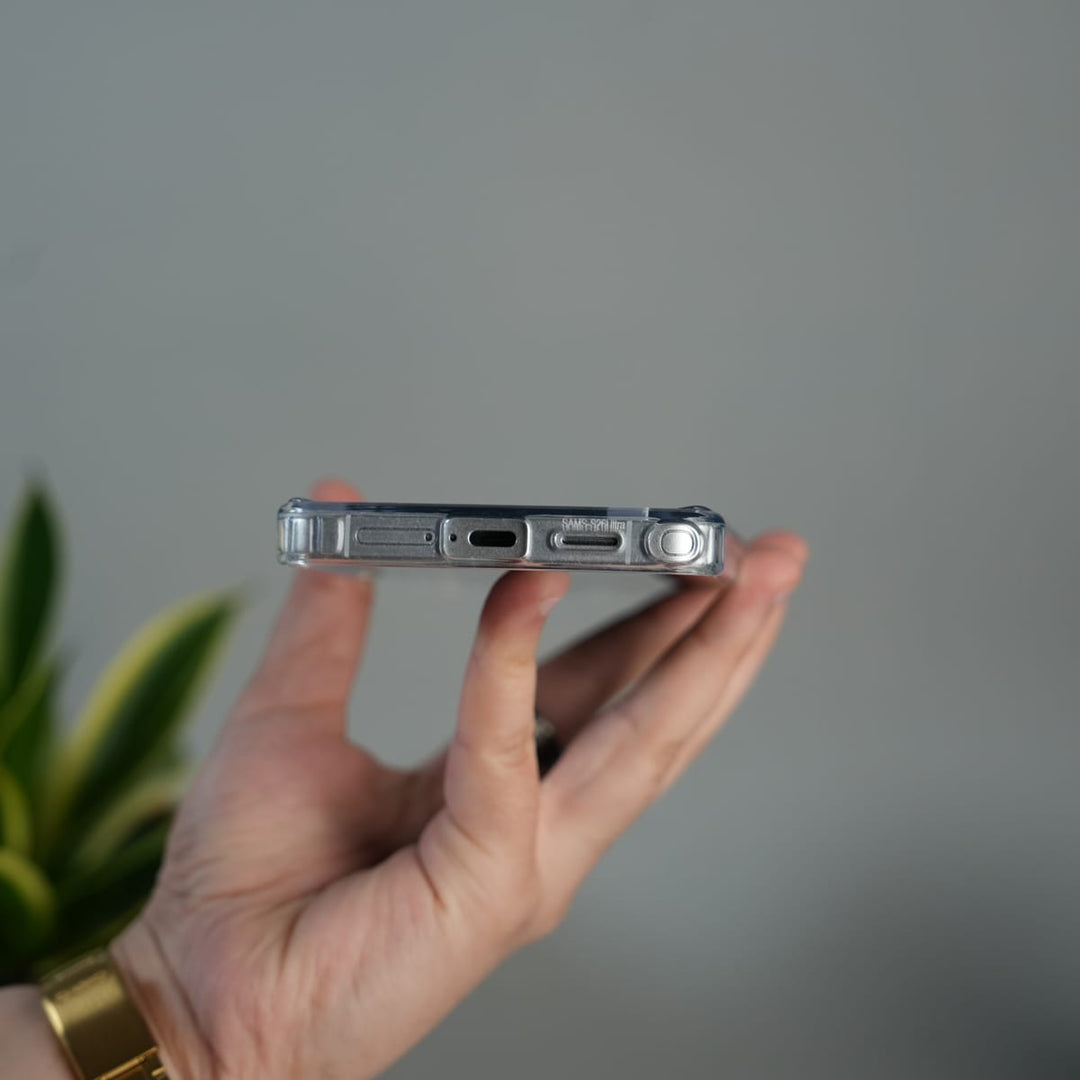 FRATO Samsung S26 Ultra Galaxy S26 Ultra Clear MagSafe Case | Transparent Cover with Metal Grille Design