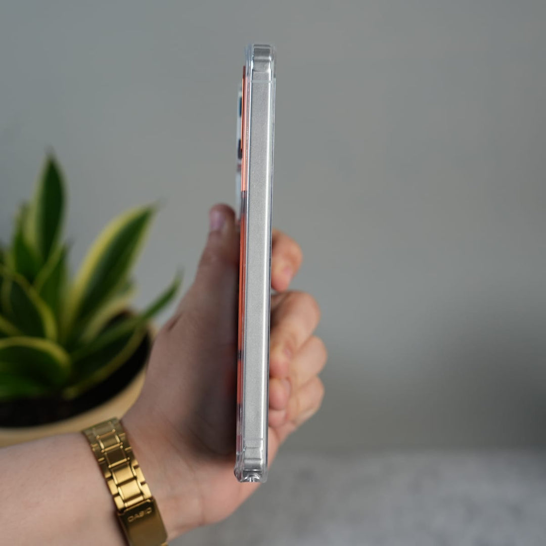 FRATO Samsung S26 Ultra Galaxy S26 Ultra Clear MagSafe Case | Transparent Cover with Metal Grille Design