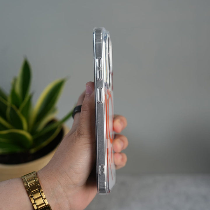 FRATO Samsung S26 Ultra Galaxy S26 Ultra Clear MagSafe Case | Transparent Cover with Metal Grille Design