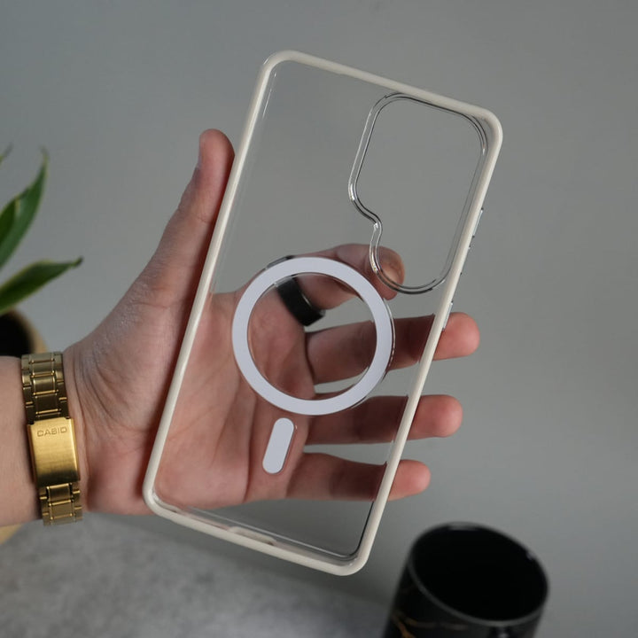 FRATO Samsung S26 Ultra Galaxy S26 Ultra Clear MagSafe Case | Transparent Slim Shockproof Cover