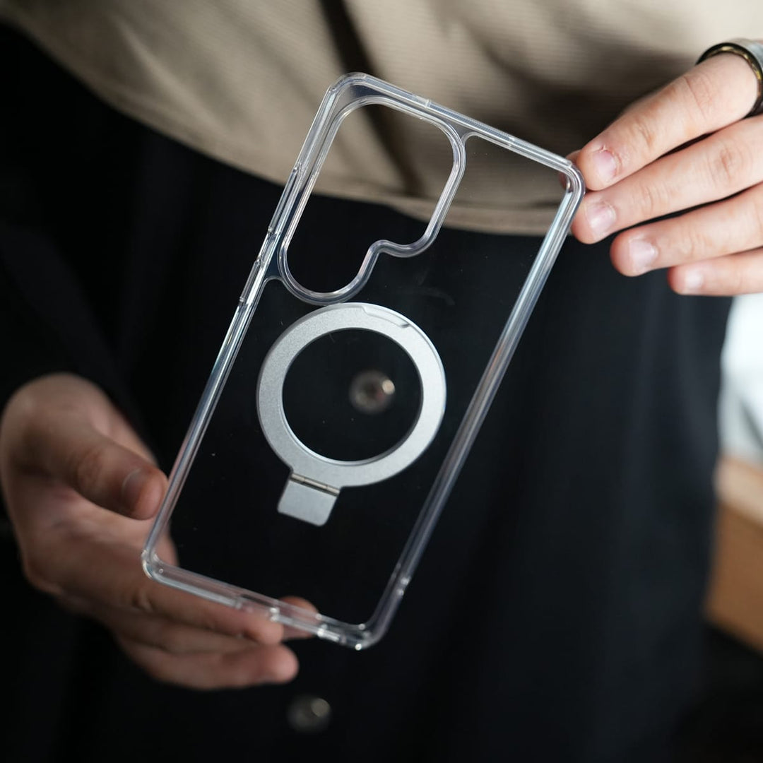 FRATO Samsung S26 Ultra Galaxy S26 Ultra Crystal Clear Kickstand Case | Invisible Power