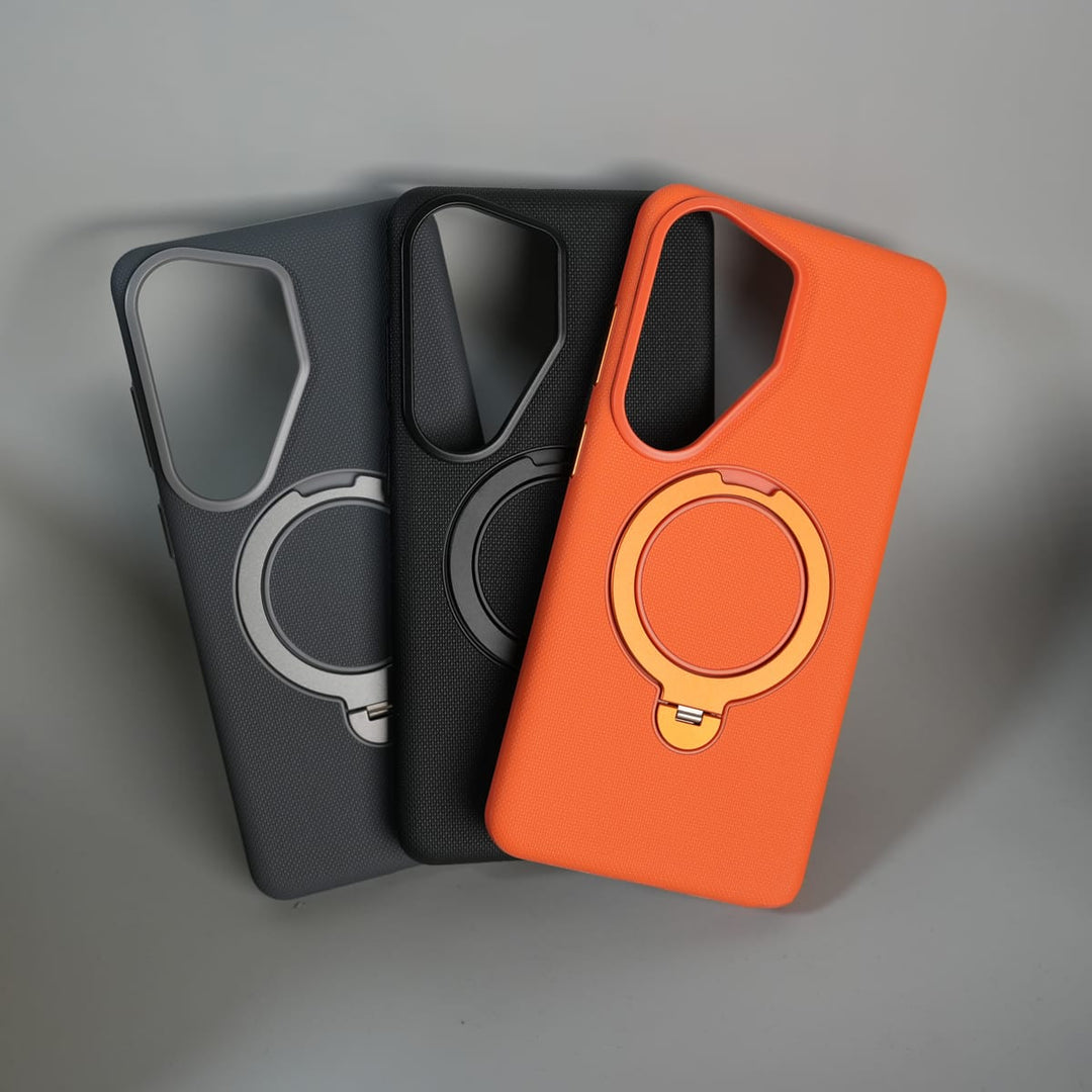 FRATO Samsung S26 Ultra Galaxy S26 Ultra Dotted MS Ring Stand Case | Shockproof | Slim & Grip Design Cover