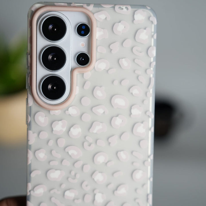 FRATO Samsung S26 Ultra Galaxy S26 Ultra frosted Cream Leopard Spots Case
