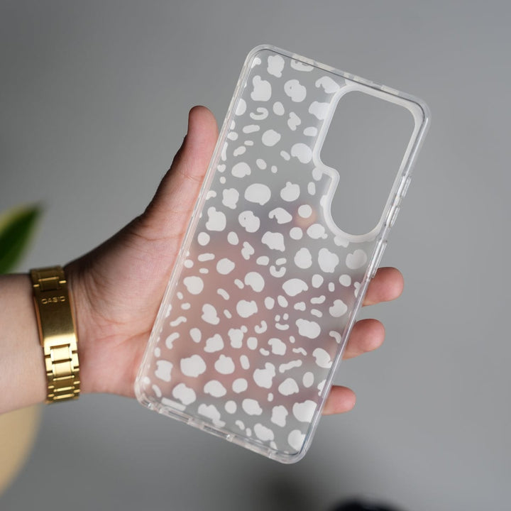 FRATO Samsung S26 Ultra Galaxy S26 Ultra frosted Cream Leopard Spots Case