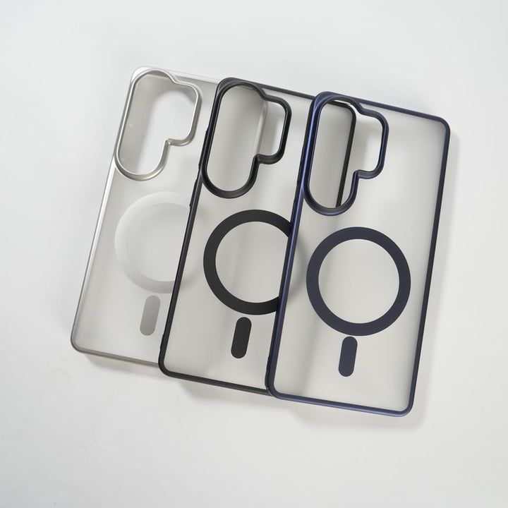 FRATO Samsung S26 Ultra Galaxy S26 Ultra Frosted Magsafe Shell Chrome Case
