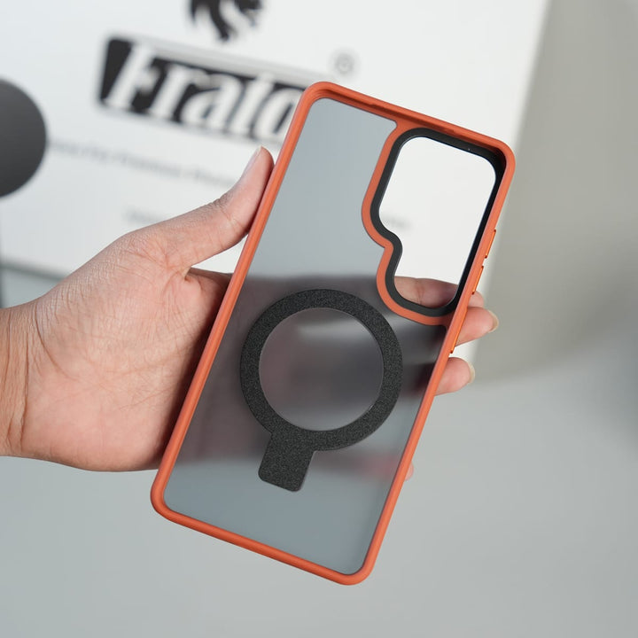 FRATO Samsung S26 Ultra Galaxy S26 Ultra Frosted Ring Stand Case | Raised Camera Guard Matte Protective Cover