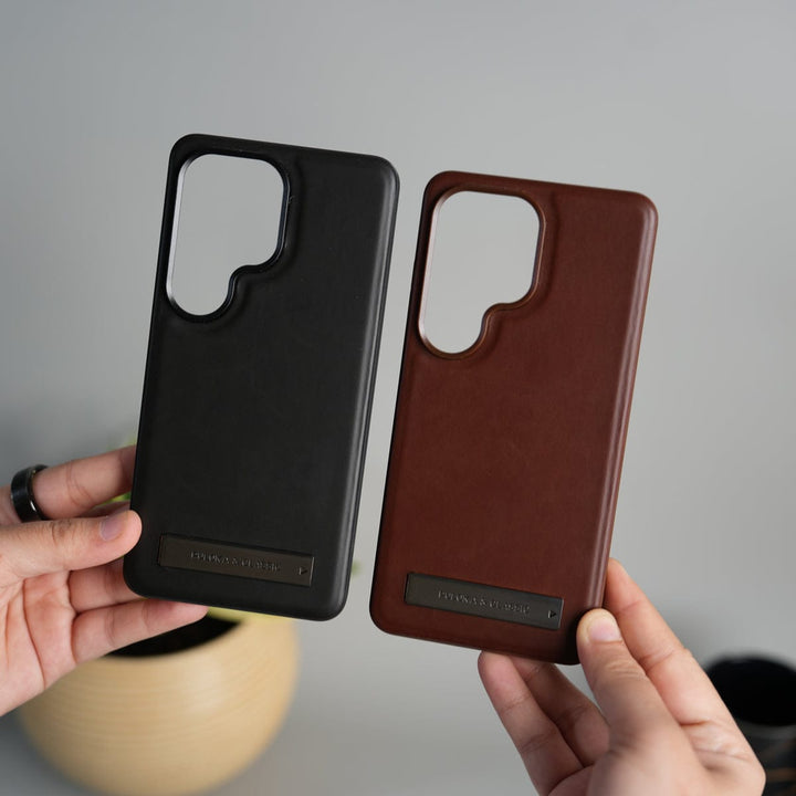 FRATO Samsung S26 Ultra Galaxy S26 Ultra Full PU Leather Inbuilt Metal Stand Case Cover
