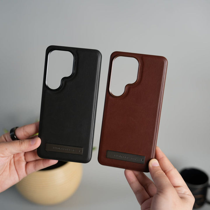 FRATO Samsung S26 Ultra Galaxy S26 Ultra Full PU Leather Inbuilt Metal Stand Case Cover
