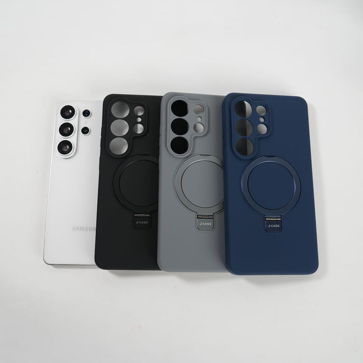 FRATO Samsung S26 Ultra Galaxy S26 Ultra Liquid Silicone Metal Stand Case Cover