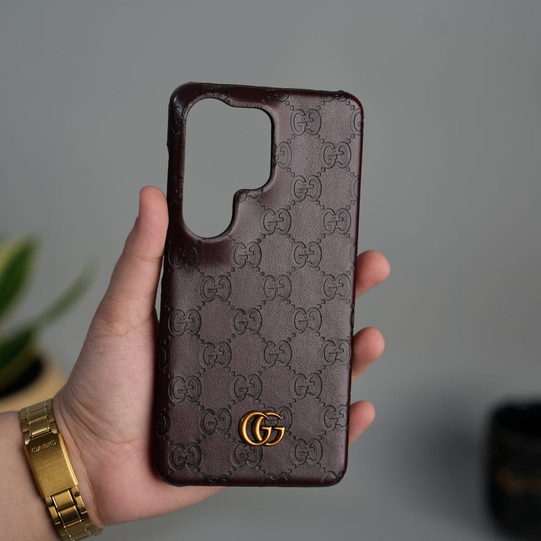 FRATO Samsung S26 Ultra Galaxy S26 Ultra Luxury GG Fashion Leather Brand Case Cover