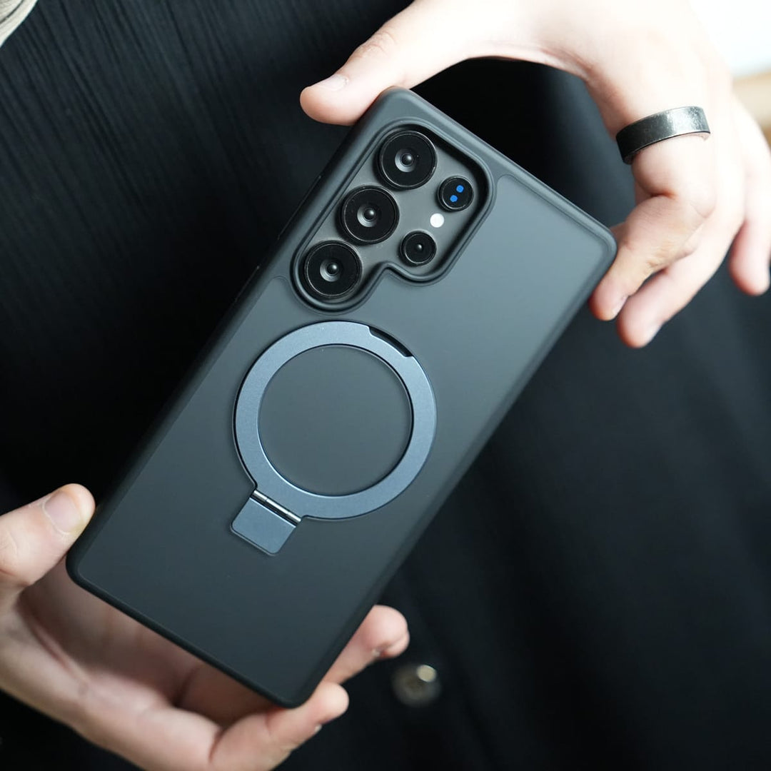 FRATO Samsung S26 Ultra Galaxy S26 Ultra MagSafe Kickstand Case | Frosted Pro Edition Cover | Black