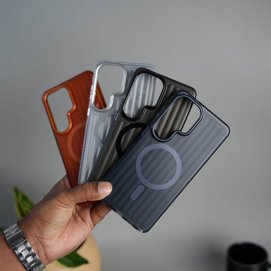 FRATO Samsung S26 Ultra Galaxy S26 Ultra MagSafe Suitcase Design Case | Shiny Texture Back Cover