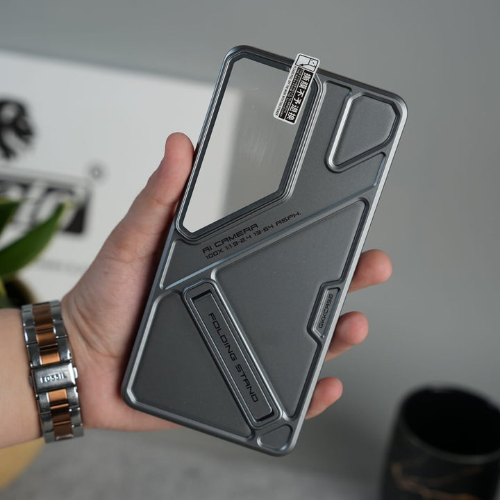 FRATO Samsung S26 Ultra Galaxy S26 Ultra Matte Hard PC Stand Ultra Thin Lens Protection Back Case