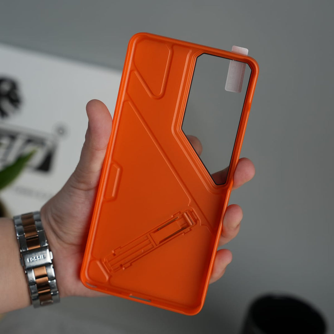 FRATO Samsung S26 Ultra Galaxy S26 Ultra Matte Hard PC Stand Ultra Thin Lens Protection Back Case
