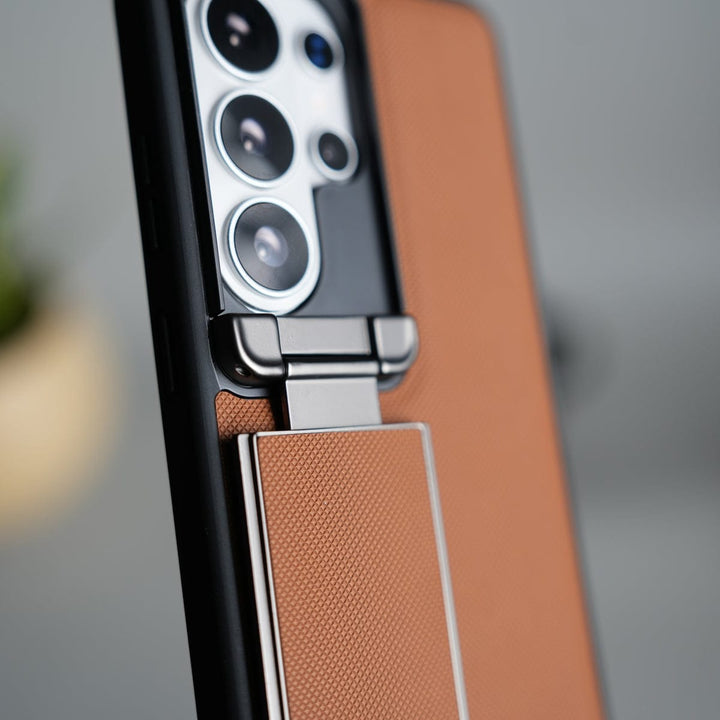 FRATO Samsung S26 Ultra Galaxy S26 Ultra Metal Camera Cap Stand Case Cover