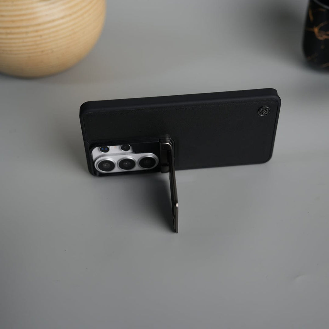 FRATO Samsung S26 Ultra Galaxy S26 Ultra Metal Camera Cap with Stand Cover