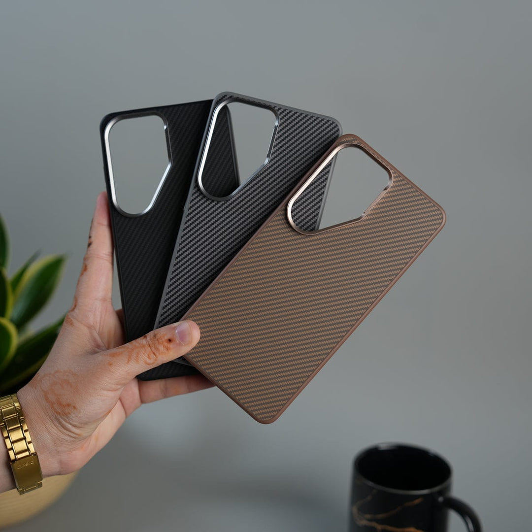 FRATO Samsung S26 Ultra Galaxy S26 Ultra Metal Camera Ring Carbon Fiber Design Cover