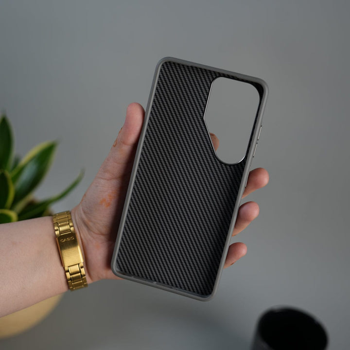 FRATO Samsung S26 Ultra Galaxy S26 Ultra Metal Camera Ring Carbon Fiber Design Cover
