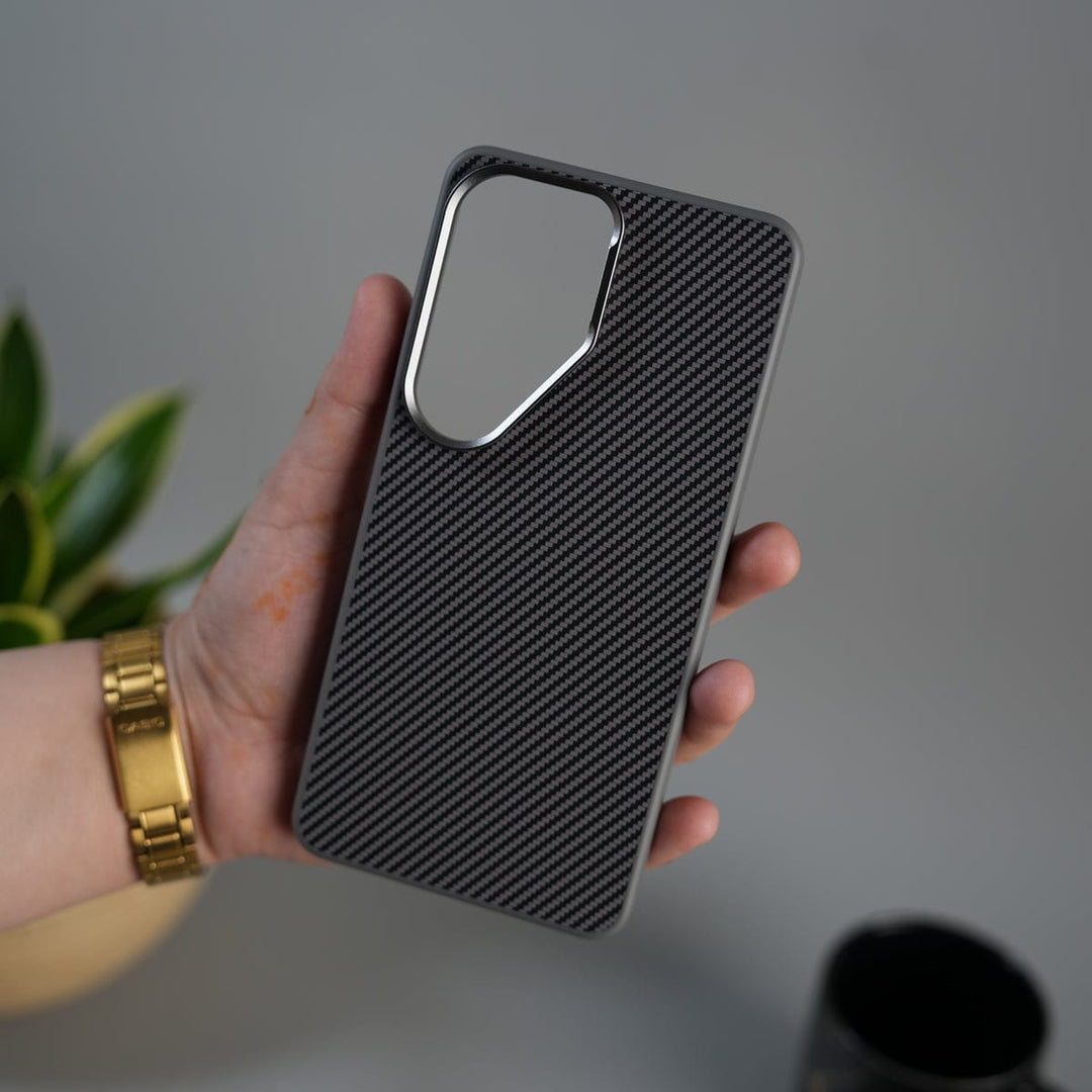 FRATO Samsung S26 Ultra Galaxy S26 Ultra Metal Camera Ring Carbon Fiber Design Cover
