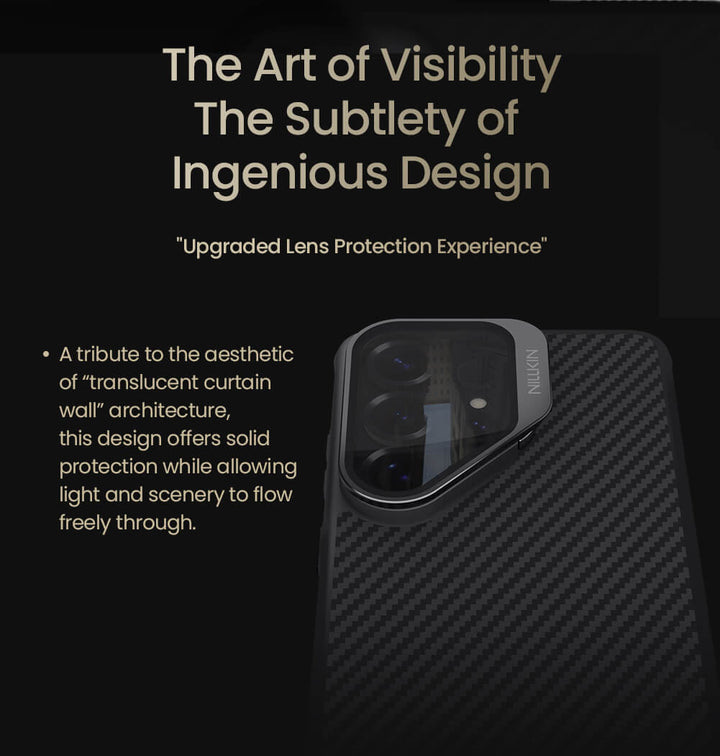 FRATO Samsung S26 Ultra Galaxy S26 Ultra Nillkin CarboProp Magnetic MagSafe Transparent Lens Guard armor case