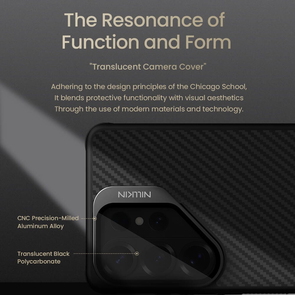 FRATO Samsung S26 Ultra Galaxy S26 Ultra Nillkin CarboProp Magnetic MagSafe Transparent Lens Guard armor case