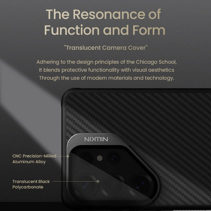 FRATO Samsung S26 Ultra Galaxy S26 Ultra Nillkin CarboProp Magnetic MagSafe Transparent Lens Guard armor case