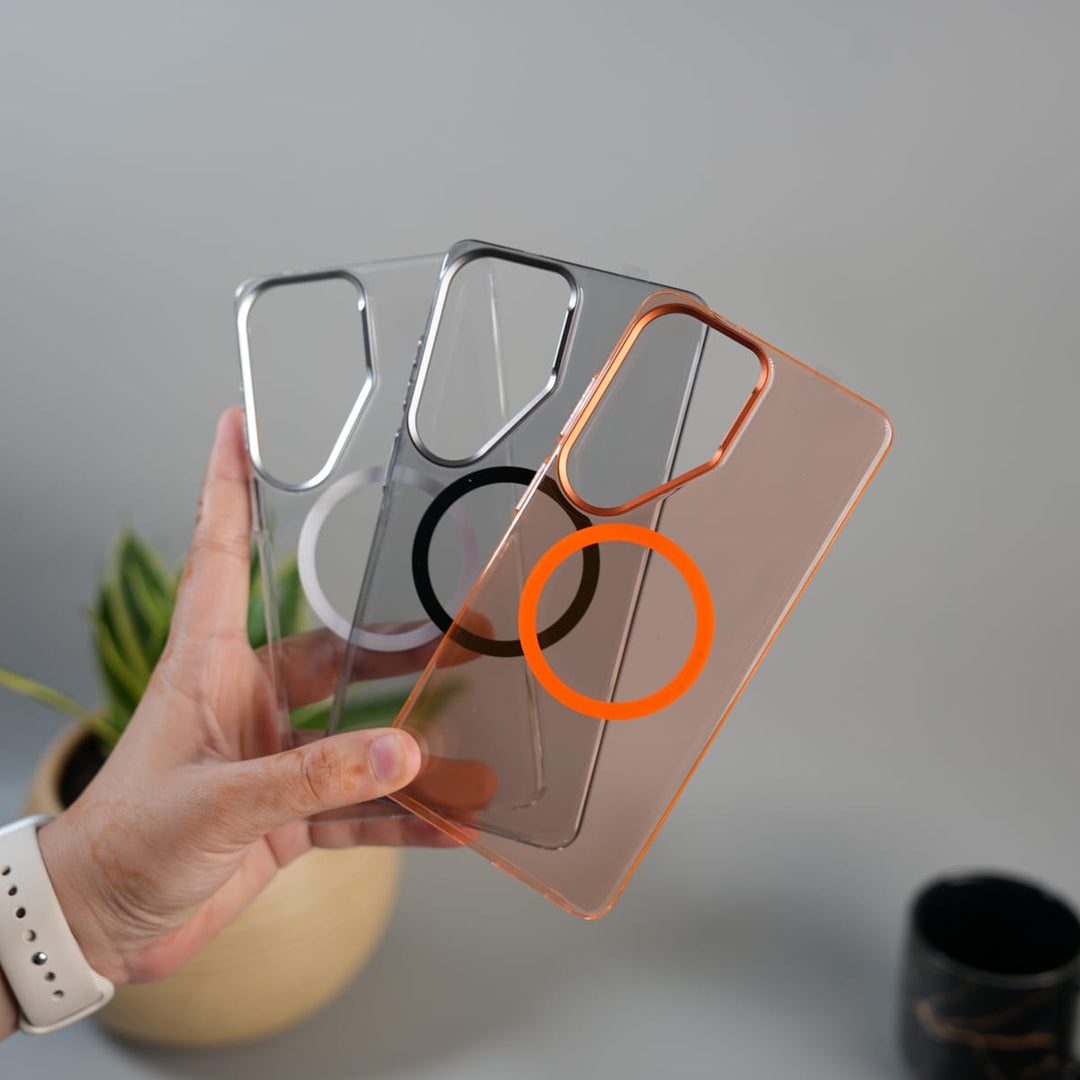 FRATO Samsung S26 Ultra Galaxy S26 Ultra Non Yellowing Transparent MagSafe Back Cover with Magnetic Ring & Camera Protection